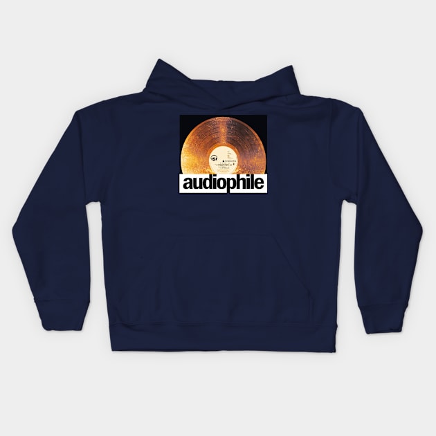 audiophile Kids Hoodie by retroracing